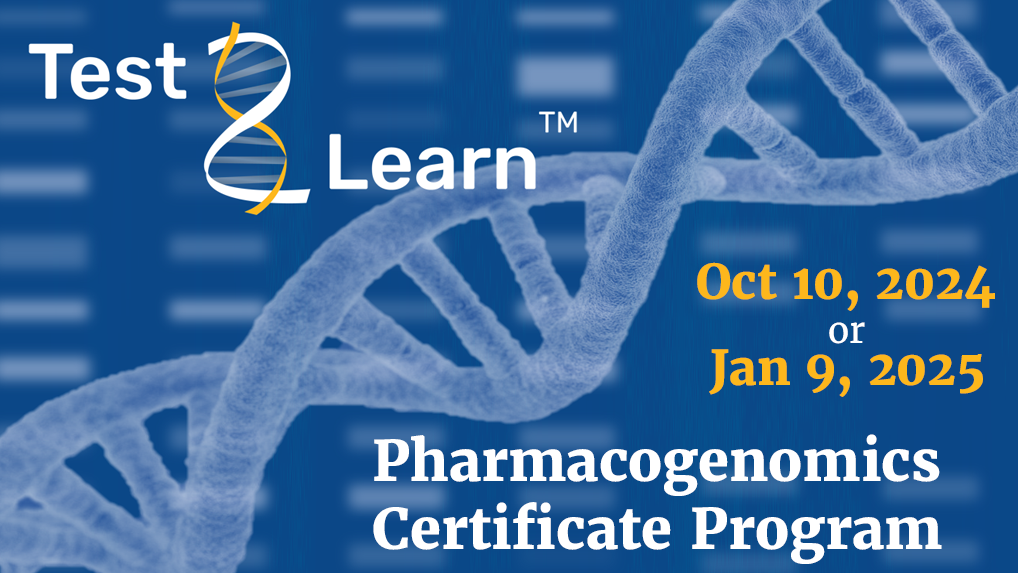 Test2Learn Pharmacogenomics Certificate Program